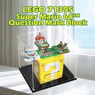 Lego Transparent Acrylic Display Box For Lego 71395 Super Mario 64™ Question Mark Block Popmart Figu