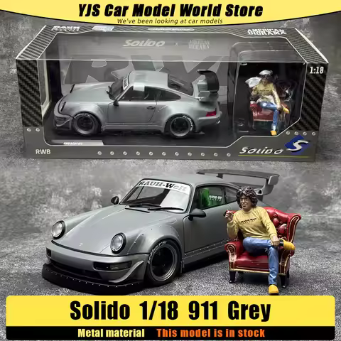 Solido Diecast model 1:18 911 - R35 TYPE 2 Sports car metal Car model Holiday gift Static ornament