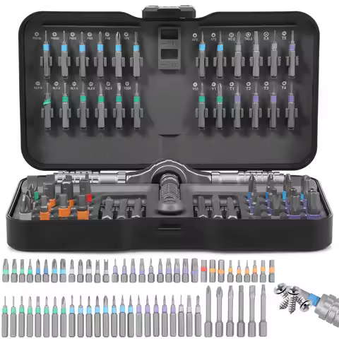 Ratchet Screwdriver Set 42in1/66in1 Magnetic Screwdriver Set with Removable Handle Magnetic Screwdri