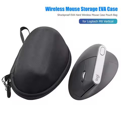 Wireless Mouse EVA Case Portable Travel Protective Bag for Logitech MX Vertical