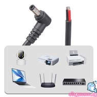 ELEGA Right Angle DC5525 Male Connector Power Pigtails Cable for LED Strips Monitors