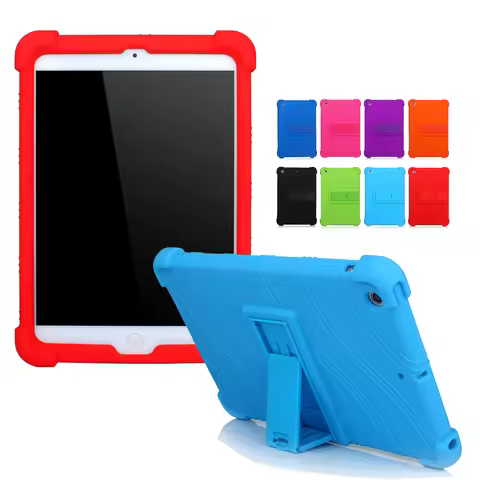 For iPad Mini 1 2 3 Tablet 7.9 inch A1432 A1489 A1490 A1491 A1599 A1600 Kid-friendly soft silicone a