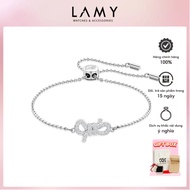 Vòng tay nữ LAMY Lifelong Bow Bracelet Silver Bracelet 2048