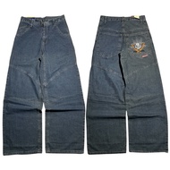 Y2k Bagy Pants Washed Jeans ed hardy tee