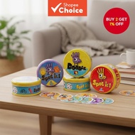 Family Party Game Spot It Dobble Find It Toys for Kids and Festivals