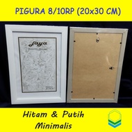 8RP/10RP Photo Frame (20x30 cm) Minimalist Black/White Frame