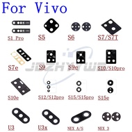 2PCS Back Rear Camera Glass Lens With Sticker For Vivo S1 S5 S6 S7 S7E S9 S10 S10e S12 S15 Pro S15e 