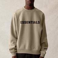 Essentials Sweatshirt Cotton Men's Reflective Letter Printed Oversized Hoodies Women Fashion Pullove