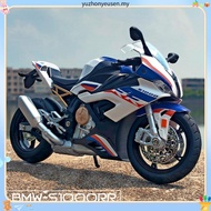 【RUM】1:12 Scale BMW S1000RR Alloy motorcycle Model Light & Sound effect diecast car Toys for Boys ba