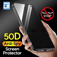 LAYAR TEMPERED GLASS SAMSUNG A70 ANTI SPY PRIVACY ANTI SCRATCH SCREEN PROTECTOR GLASS GOOD QUALITY -