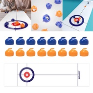 [tenlzsp0bc] Tabletop Curling Game Folding Parent Child Interactive Two Player Table Game