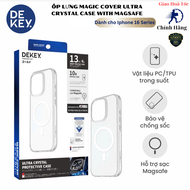 [Japan] Ốp Lưng Sạc Từ Tính cho Iphone 16 Pro max/ 16 Pro/ 16 Plus DEKEY Magic Cover Crystal Case Ch