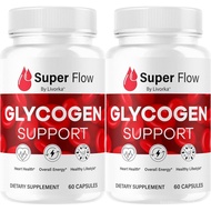 (2 Pack) Super Flow Glycogen Capsules - Official SuperFlow Advanced Glycogen Support Pills - Maximum
