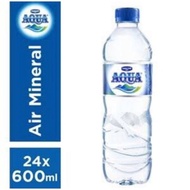 Aqua air mineral 600ml termurah 1 dus 24 botol Berkualitas