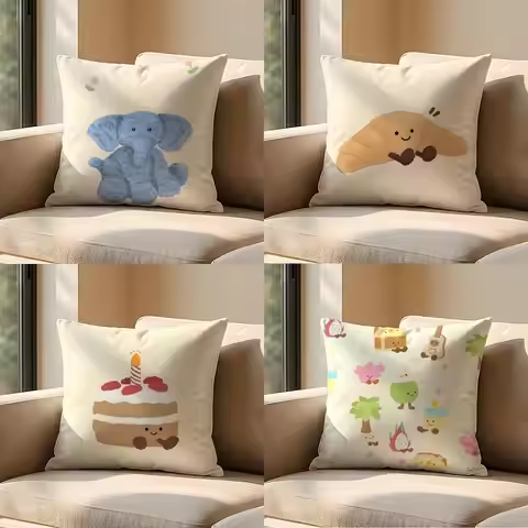 Brand j-jellycat Cushion Cover Sofa Living Room Bedroom Headboard Backrest Cushion Square Cushion Na