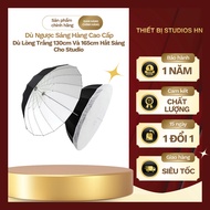 White Reverse Umbrella 130cm and 165cm - Reflective, Reflective Umbrella Set for Studio