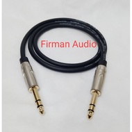 Akai 6.5mm Stereo Male To Male TRS Cable Akai Stereo Cable 50cm-3mtr