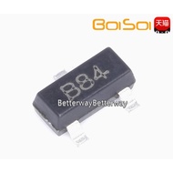 10pcs BSS84 Silk Screen B84 SOT23-3 P channel 50V/130mA MOS field effect tube brand new original