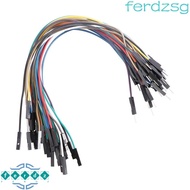 JENNIFERDZSG Jumper Wire 2.54mm Male To Female Male To Male 20cm 30 Pcs Connector