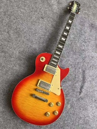 Rare Epiphone Les Paul Standard Cherry Sunburst Flame Maple Top Eletric Guitar