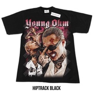 【Hiptrack  tshirt】Bootleg T-Shirtเสื้อยืดผ้าฝ้าย เสื้อวง ยังโอม YoungOhm Thararat  (ป้ายมีสีดำให้เลือกสองสี เฟดกับไม่เฟด ตะเข็บเดี่ยวคอหนา)