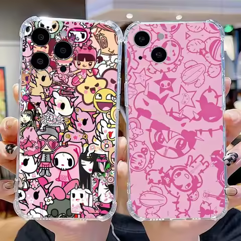 Japan T-Tokidokis Phone Case For iPhone 16,15,14,13,12,11,Pro Max,Plus,Mini,X,XS,XR,8,7,6,5,S,SE Fre