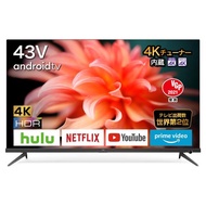 TCL 43V型 4K液晶テレビ 43P815B Amazon Prime Video対応 スマートテレビ(Android TV) 4Kチュ