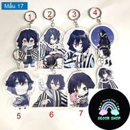 Anime keychain Kimetsu No yaiba character Iguro Obanai