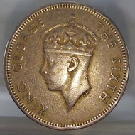 香港 硬幣3 1951年 伍毫 五毫 5 毫 Fifty Cents 50 Cents #42plastic