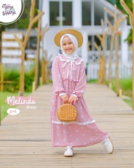 Gamis Anak perempuan melinda motif bunga / Dress anak muslim