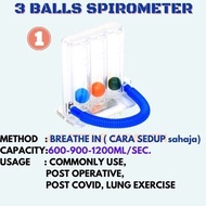 3 Balls Incentive Spirometry/Spirometer /Deep Breathing Exercise/*Ready Stock*/Lungs Exercise