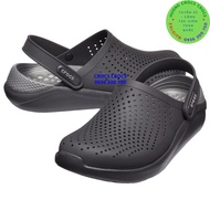 DÉP SỤC NHỰA ĐI MƯA CROCS LITERIDE CHO CẢ NAM VÀ NỮ MÀU ĐEN