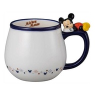 迪士尼米奇睡覺造型杯緣子馬克杯 盆栽 杯子 咖啡杯 茶杯 水杯 生日禮物 （現＋預下單請詢問 ）