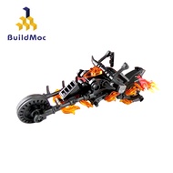 Ghost Rider MOC-25824 motorcycle 111PCS BuildMOC blocks Movie Model Educational toys