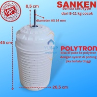 (R1B) Tabung pengering/spin Mesin cuci SANKEN 8-11 kg, As 14 mm