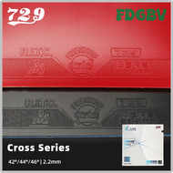 FDGBV Original Friendship 729 Cross Series Table Tennis Rubber Tacky Pimples-in Ping Pong Training Rubber with ITTF Approved DFGHD