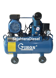 Kompresor Angin GIHON 1/4HP listrik  Komplit Dinamo Elektromotor 1/2HP siap pakai