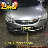 Civic FD front bumper lips. civic FD front lips. civic winglets Original Quality