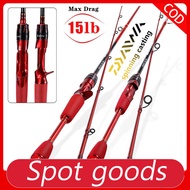 DAIWA Rod Casting Fishing Rod Spinning Joran Pancing 2 Sections 1.8/2.1M/4-12lb Jigging Rod Carbon