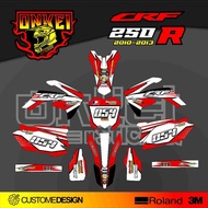 Decal STICKER CRF 250 2010-2013 SC1