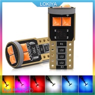 LOKIYA หลอดไฟ LED CANbus W5W LED T10สำหรับตกแต่งภายในรถยนต์501 6 SMD 3030