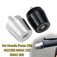 for Honda Forza 350 NSS350 NMAX 155 XMAX 300 562g Motorcycle Handle Plug Balance Bar Stainless Steel Handgrips Plug Cover Accessories