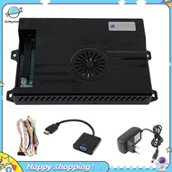 【ouwym9al】For 3D Box +4.8MM Cable 64G 8000 in 1 Game Console Push Button Cabinet Bartop(EU Plug)