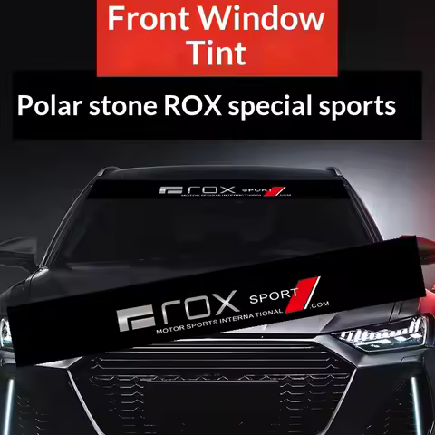 Car Windshield Sticker Front Window Decorative Decal For ROX Motor rox 01 Rox ADAMAS Sunshade and li