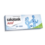 Sakatonik Activ D3 1000 - Vitamin D3 1000 IU 1 Box 10 Tablet