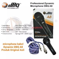 Microphone kabel mic DBQ A8 A 8 mik asli