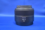新淨 Nikon Z 40mm F2 輕巧 Z 鏡頭 街拍 日常使用一流 Z9 Z7 Z6 Z5 ZF Z8