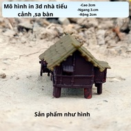 3D Printed Miniature House Model - ms02Mini House Sa Ban/Diorama/Aquatic - Many Beautiful Models, Sh