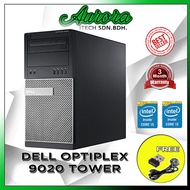 (OFFER INTEL I3/I5 4TH GEN) PC DELL OPTIPLEX 9020 TOWER , INTEL CORE I3/I5 4GEN, 4GB RAM, 250GB HDD/