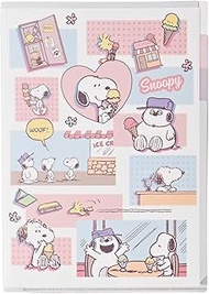 Snoopy Clear Holder A4 3 Pockets 674SQ